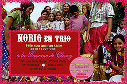 Norig (fête son anniversaire) - Taverne de Cluny - Paris